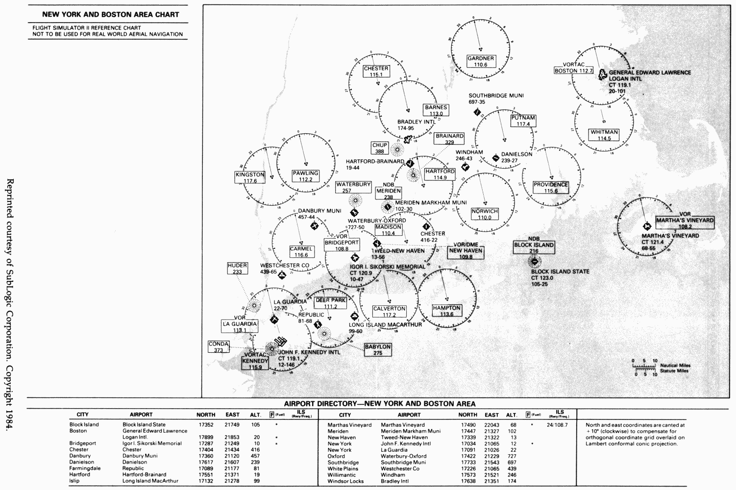 New York and Boston Area